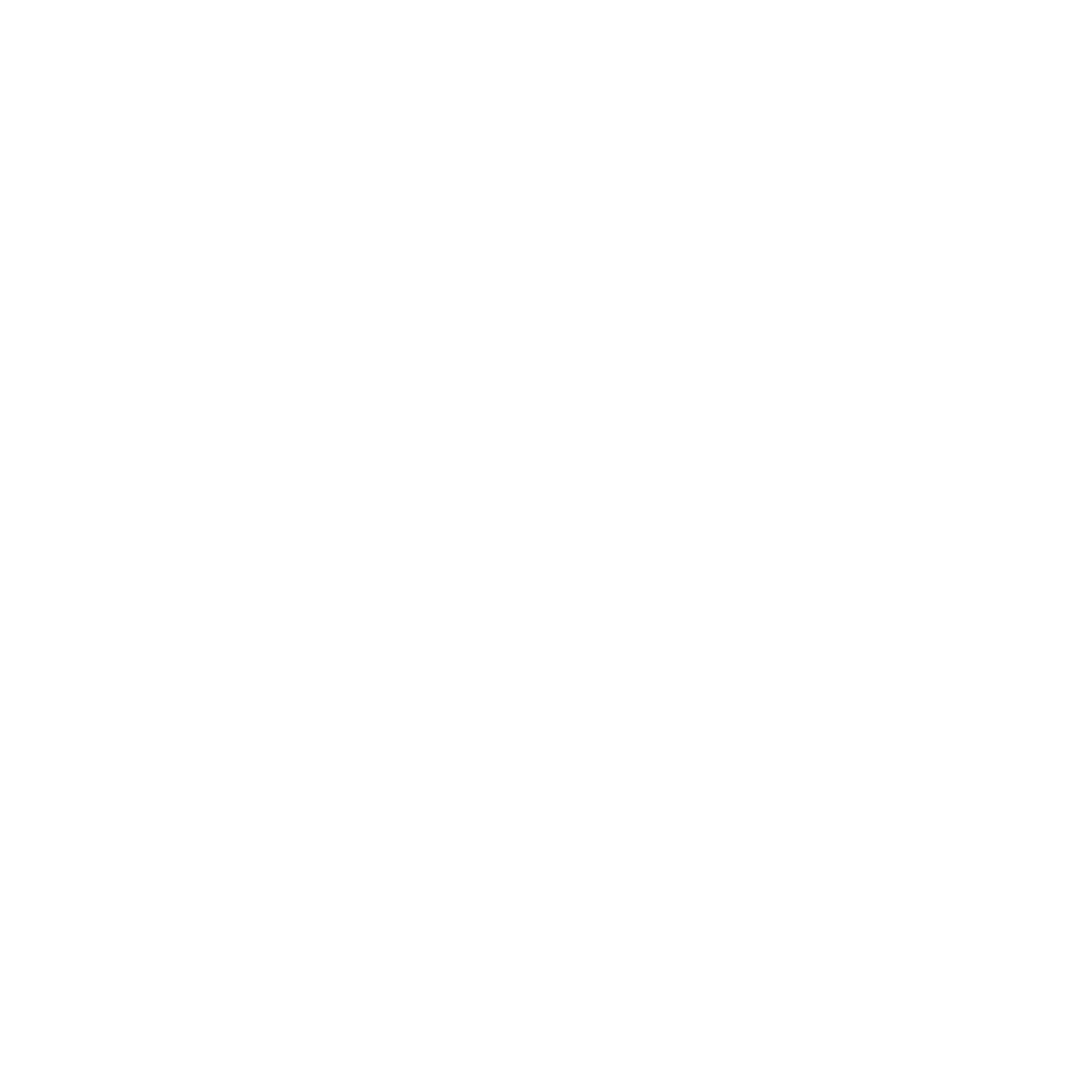 Logotipo vertical negativo branco fundo transparente